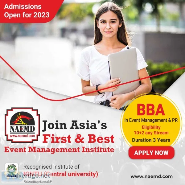 Best bba in event management institute in india