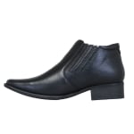 Ankle leather boots for men