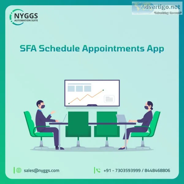 Best sfa schedule appointments software in india