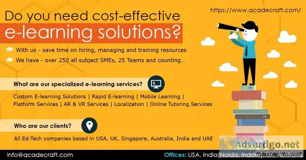 Learning solution providers
