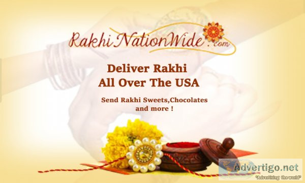 Send only rakhi to the usa - hassle-free delivery nationwide