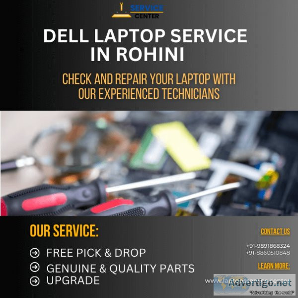 Dell laptop service center in rohini, delhi