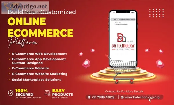 E-commerce website development company in chennai