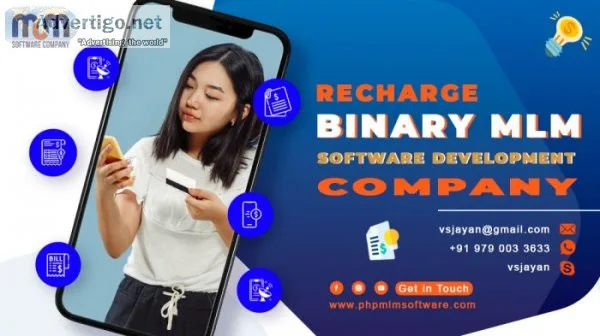  Recharge binary MLM software Development Company