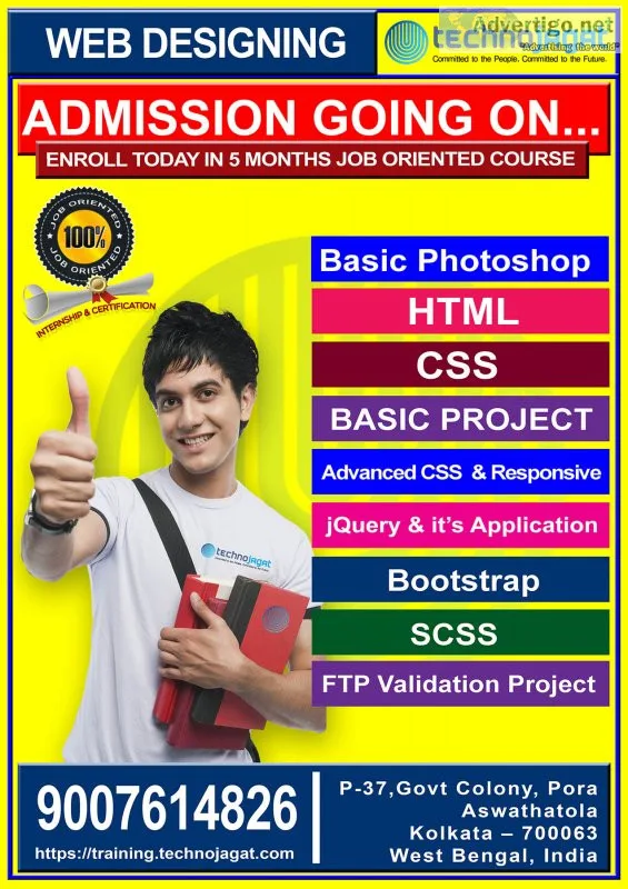 Creative web designing course in kolkata call 9007614826