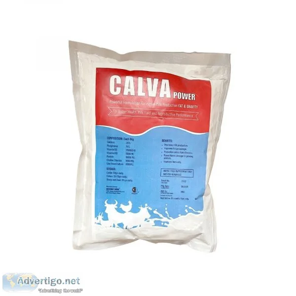 Calva power - calcium powder for cattle by niceway india