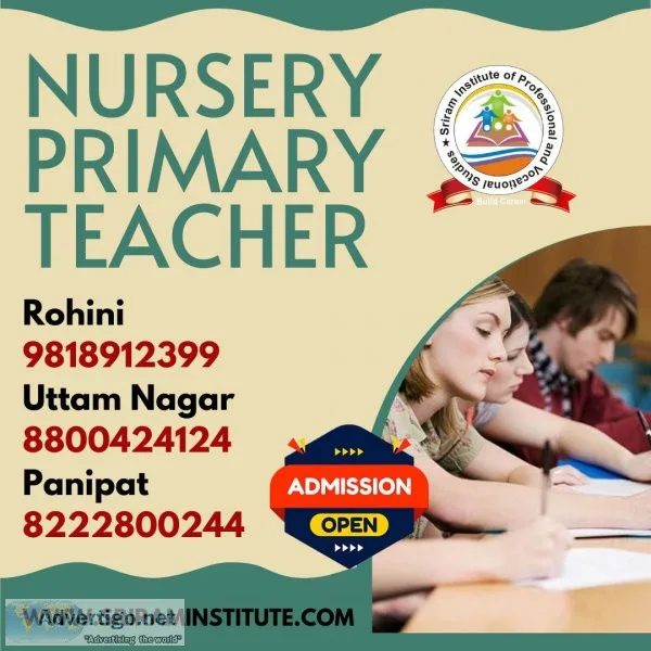 Top nursery teacher training course in uttam nagar