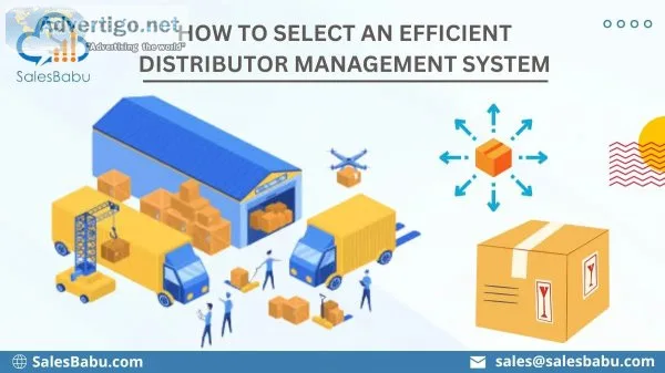 How to select an efficient distributor management system