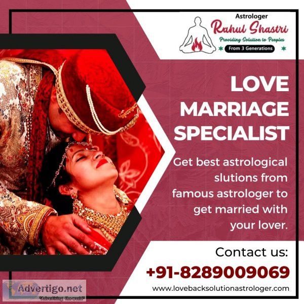 Astrological help for love marriage