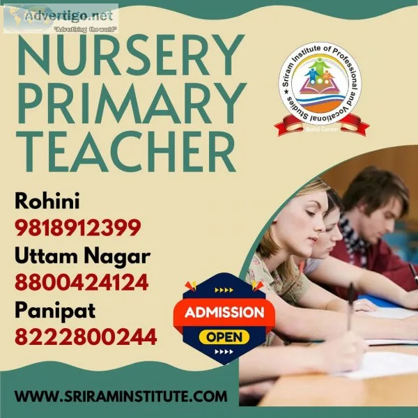 Best nursery teacher training in rohini