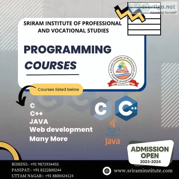 Top computer programming institute in rohini