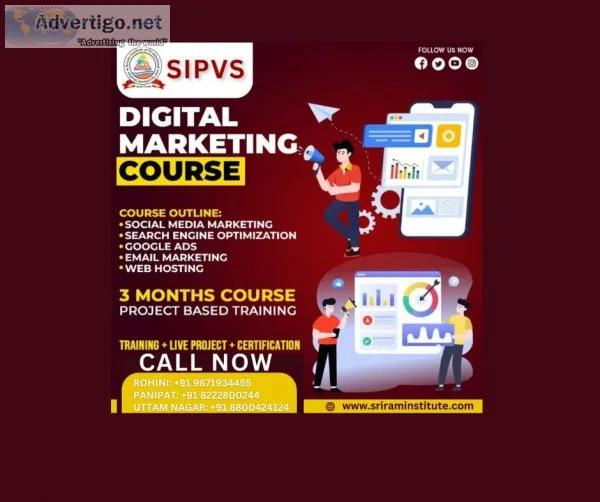 Best digital marketing courses in rohini