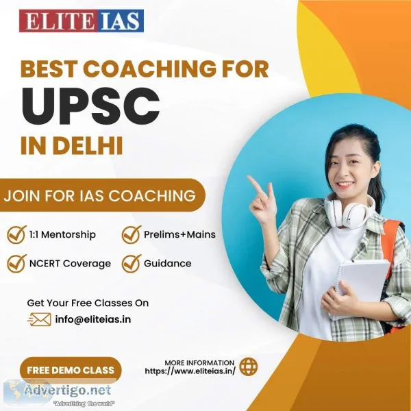 Elite ias academy: unleash your potential for upsc exams in delh