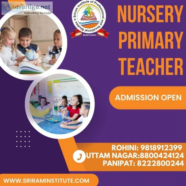 Best primary teacher training course in rohini