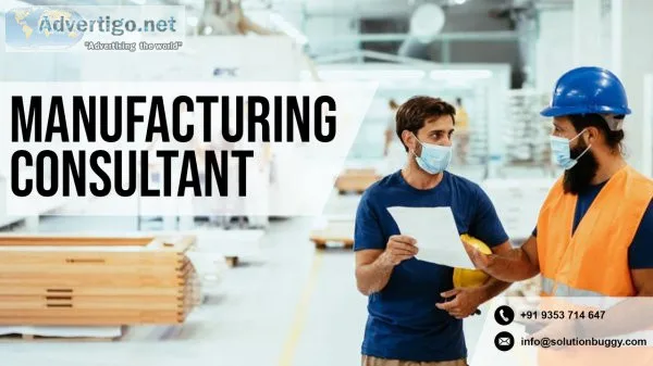 Expert industrial consulting for indian manufacturing excellence