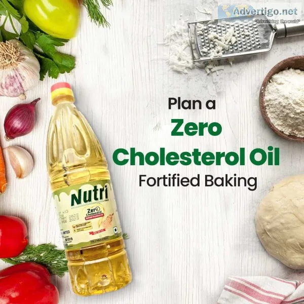 Best soyabean oil for cooking l nutri zero cholestrol soyabean o