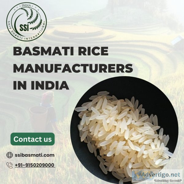 Basmati rice manufacturers in india