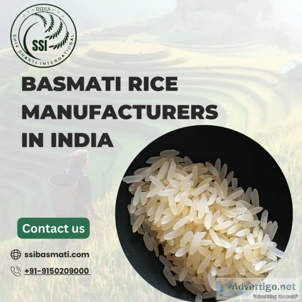Basmati rice manufacturers in india