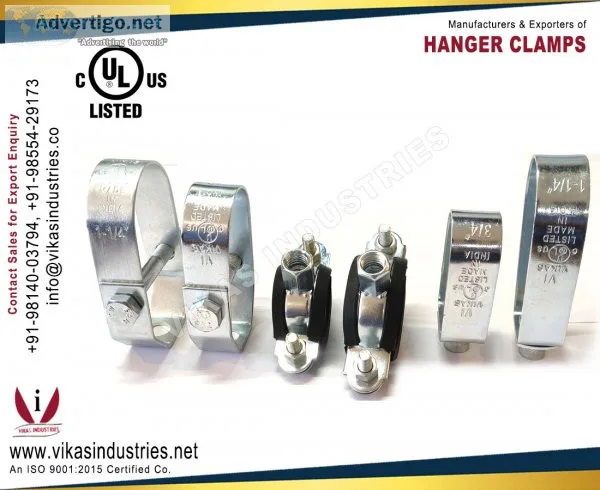 Hanger clamps manufacturers suppliers exporters in india punjab 