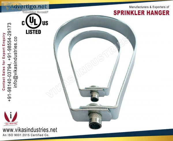 Sprinkler hanger manufacturers suppliers exporters in india punj