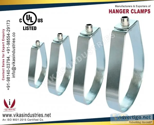 Hanger clamps manufacturers suppliers exporters in india punjab 