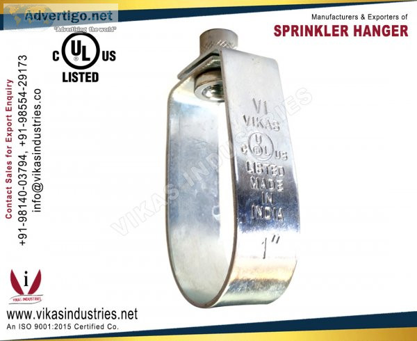 Sprinkler hanger manufacturers suppliers exporters in india punj