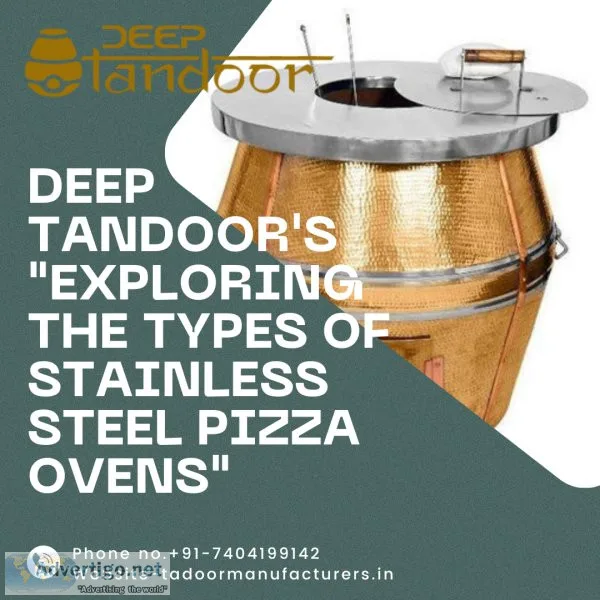 Deep tandoor s exploring the types of stainless steel pizza oven