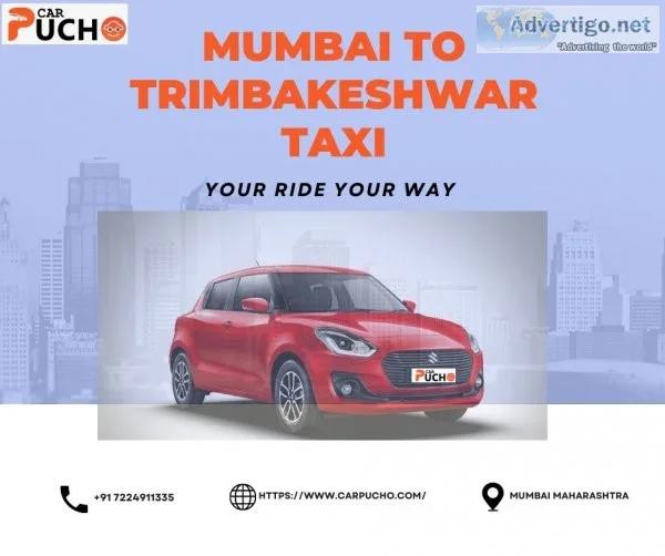 Embark on a sacred journey: mumbai to trimbakeshwar taxi service