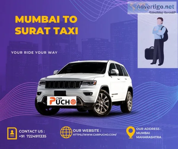 Mumbai to surat taxi