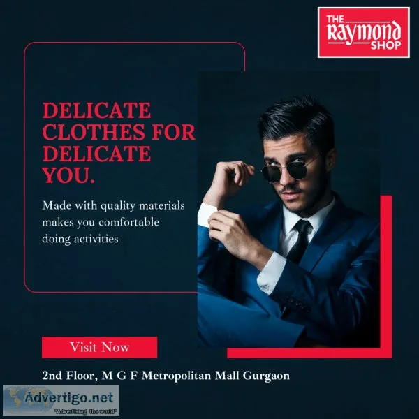 The raymond shop in mgf metropolitan mall, gurgaon | the raymond