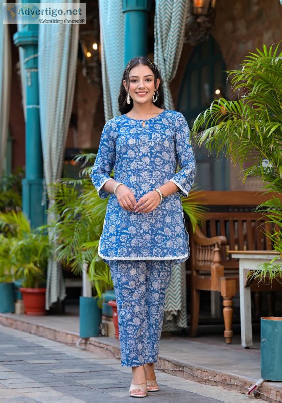 Upgrade your wardrobe with co-ord sets for women from jaipuri ad