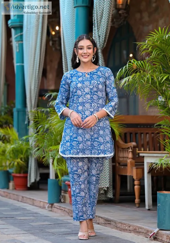 Upgrade your wardrobe with co-ord sets for women from jaipuri ad