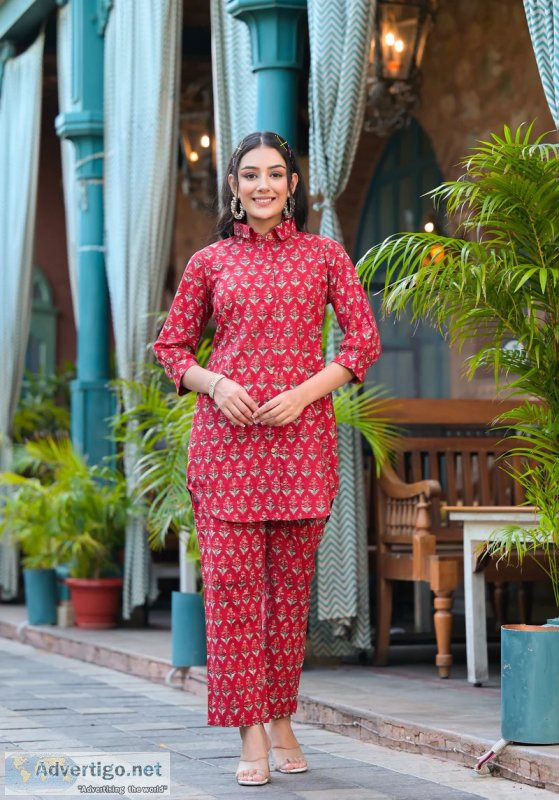Upgrade your wardrobe with co-ord sets for women from jaipuri ad