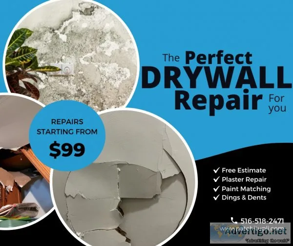 Expert drywall repair service in new york - patch it up
