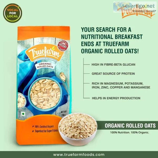 Buy organic rolled oats online in india