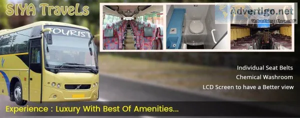 Luxury a/c bus on rent in delhi