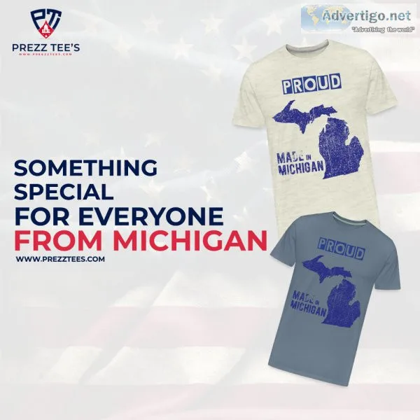 Made in michigan shirts: celebrate local pride
