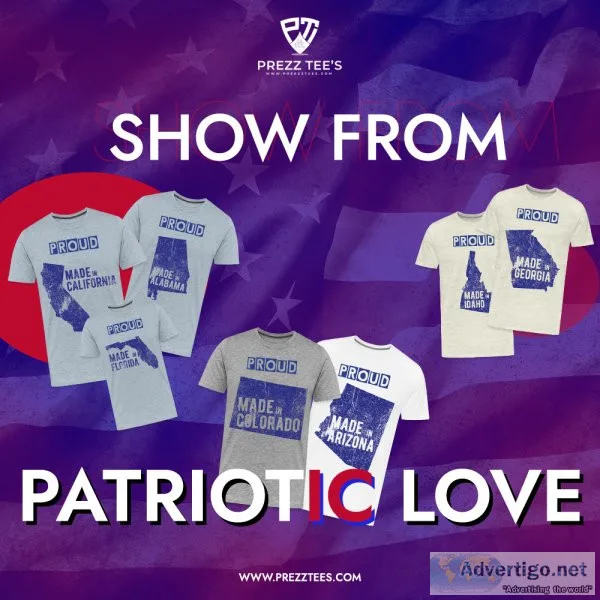 Premium patriotic t-shirts made in usa