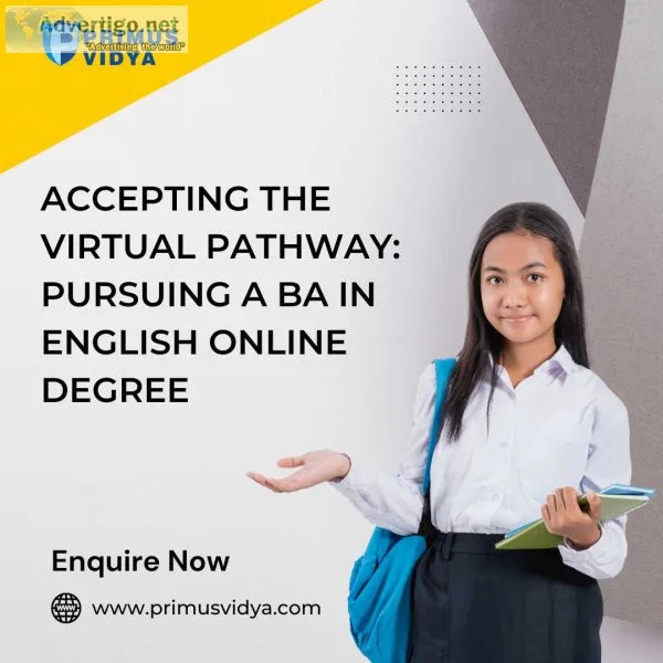 Accepting the virtual pathway: pursuing a ba in english online d