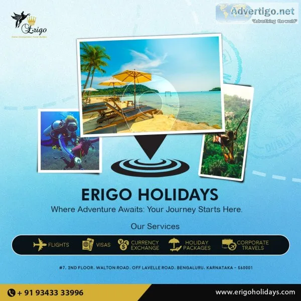 Best travel agency | erigo holidays