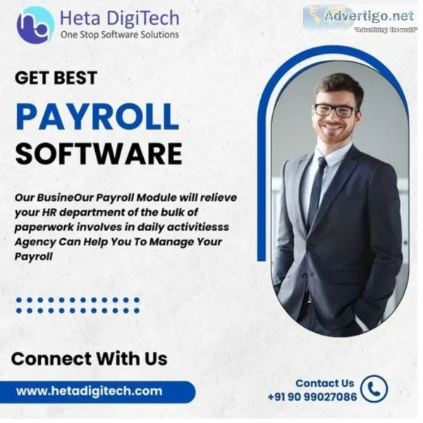 Get best payroll software in gujarat | payroll management erp