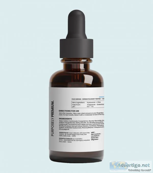 Pga 02% infused hyaluronic elixir: the moisture magnet 