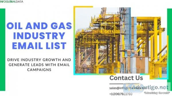 Get the 100% secure oil and gas industry email list
