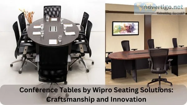 Conference tables by wipro seating solutions: craftsmanship and 