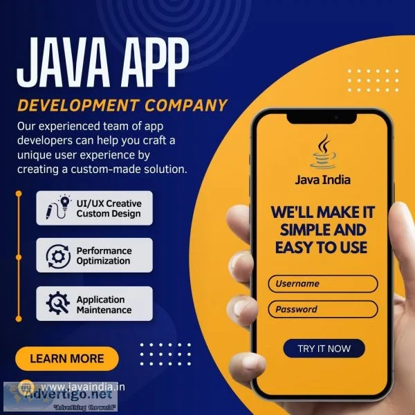 The most trusted java app development company