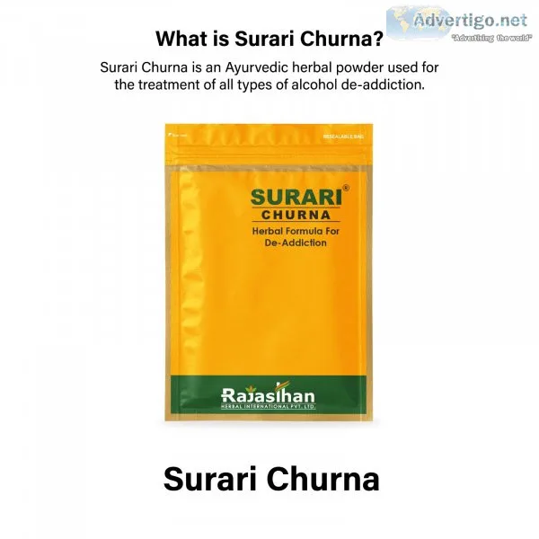 Rajasthan herbals surari churna for alcohol de-addiction