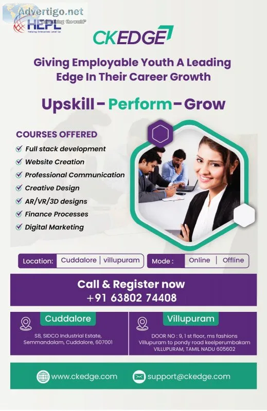 Full stack developer course in cuddalore & villupuram