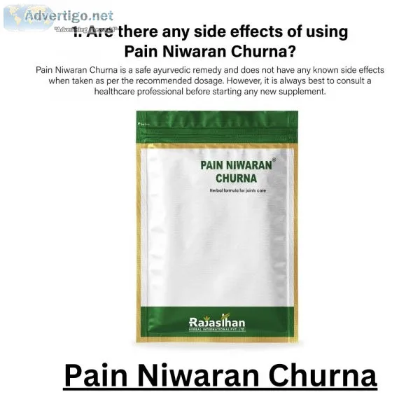 Rajasthan herbals pain niwaran churna for joint pain