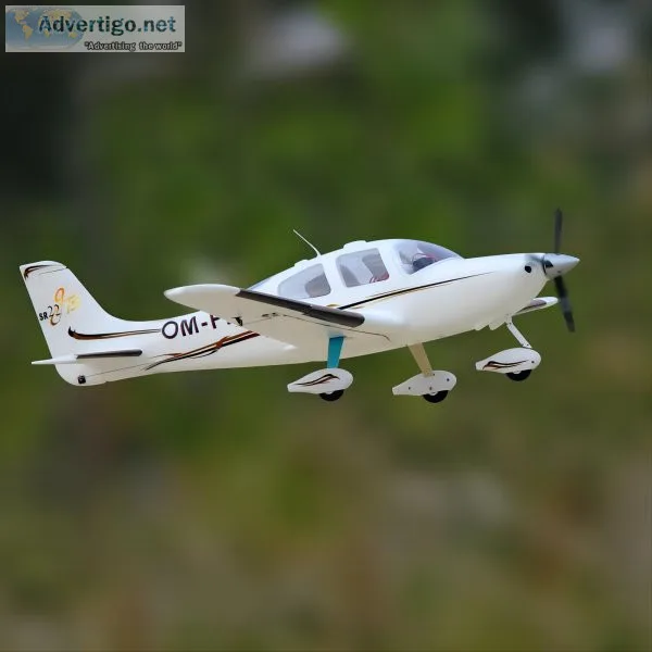 Dynam sr22 v2 trainer white rc scale plane 1400mm 55 wingspan