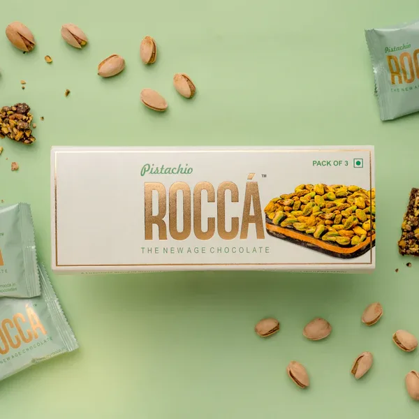 Pistachio roccÁ - gourmet pistachio brittle chocolate - myrocca
